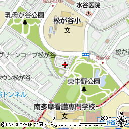 東京都八王子市松が谷51周辺の地図