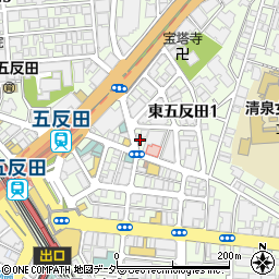 朝日新聞　サービスアンカー高輪周辺の地図