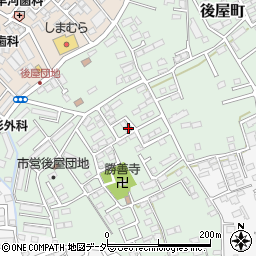 山梨県甲府市後屋町550周辺の地図