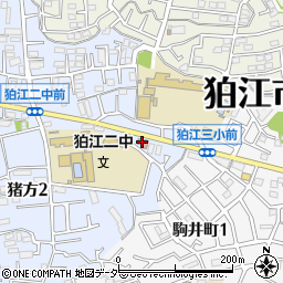 狛江消防署猪方出張所周辺の地図