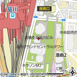 DELi-Style 品川駅港南口周辺の地図