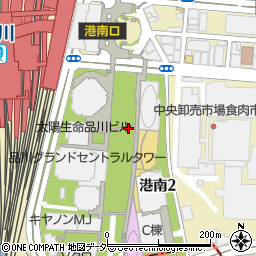 東京都港区港南2丁目周辺の地図