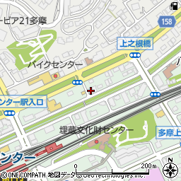 東京都多摩市落合1丁目1-29周辺の地図