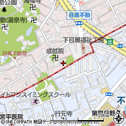 東京都目黒区下目黒3丁目10-25周辺の地図