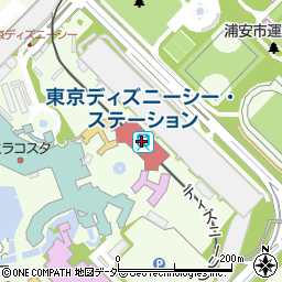 東京ディズニーシー ステーション駅 千葉県浦安市 駅 路線図から