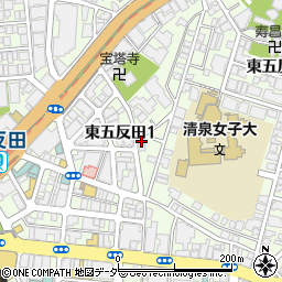 島津山荘周辺の地図