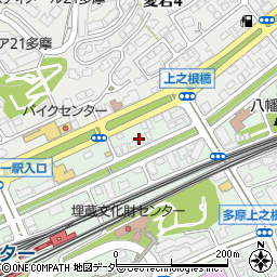 東京都多摩市落合1丁目1-27周辺の地図