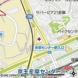 東京電力パワーグリッド　落合変電所周辺の地図