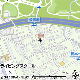 東京都世田谷区岡本3丁目周辺の地図