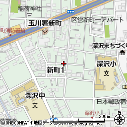 東京都世田谷区新町1丁目周辺の地図