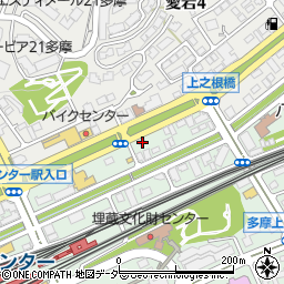 東京都多摩市落合1丁目1-2周辺の地図