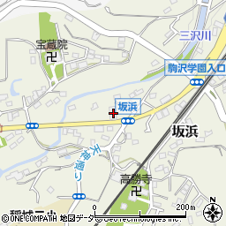 東京都稲城市坂浜418周辺の地図