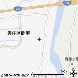 兵庫県美方郡香美町香住区間室109周辺の地図