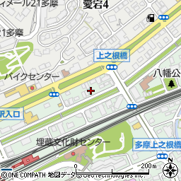 東京都多摩市落合1丁目1周辺の地図