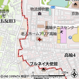 東京都港区高輪4丁目6-23周辺の地図