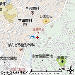 山梨県甲府市後屋町672周辺の地図