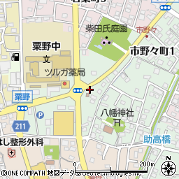 福井県敦賀市市野々町周辺の地図