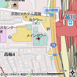 カフェレストラン cafe Restaurant 24 品川プリンスホテル周辺の地図