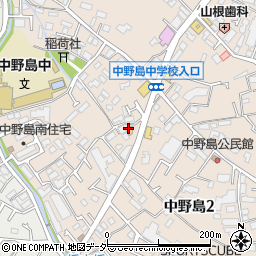 セブンイレブン川崎中野島１丁目店周辺の地図