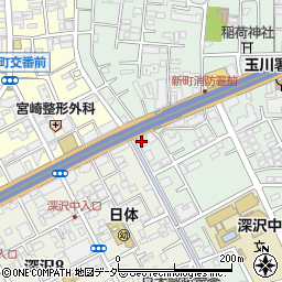 シャンス桜新町周辺の地図