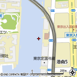 株式会社万年屋回漕店　品川倉庫周辺の地図