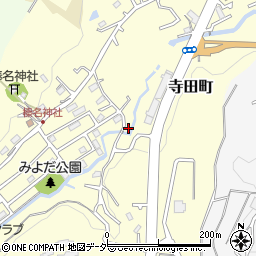 東京都八王子市寺田町356-3周辺の地図