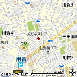 メガネストアー用賀大山通り店周辺の地図