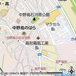 神奈川県川崎市多摩区中野島周辺の地図