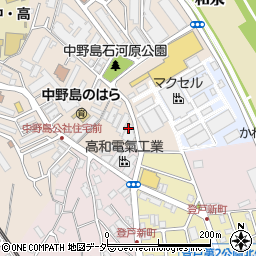 神奈川県川崎市多摩区中野島周辺の地図