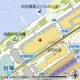 モンスーンカフェ Monsoon Cafe アクアシティお台場周辺の地図