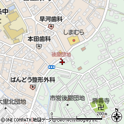 山梨県甲府市後屋町668-3周辺の地図