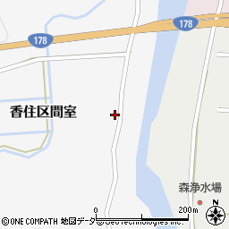 兵庫県美方郡香美町香住区間室104周辺の地図
