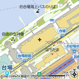 Ｇａｐストアアクアシティお台場店周辺の地図