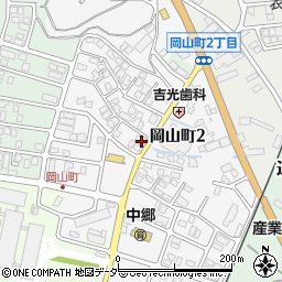 福井県敦賀市岡山町周辺の地図