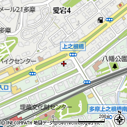 東京都多摩市落合1丁目1-16周辺の地図