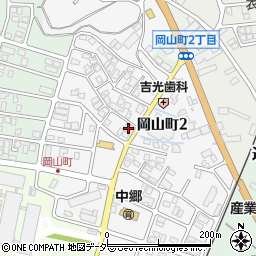 福井県敦賀市岡山町周辺の地図