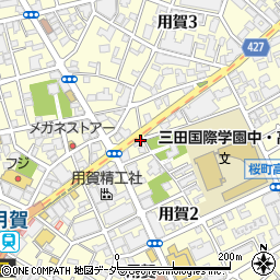 本城周辺の地図