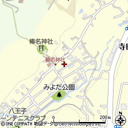 東京都八王子市寺田町761-19周辺の地図