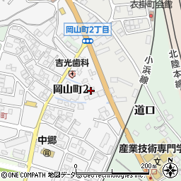 福井県敦賀市岡山町2丁目47周辺の地図