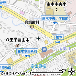 東京都八王子市下柚木528周辺の地図