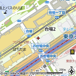 東京都港区台場周辺の地図