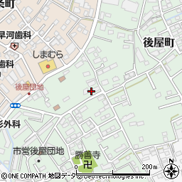 山梨県甲府市後屋町511周辺の地図