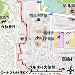 東京都港区高輪4丁目6-29周辺の地図