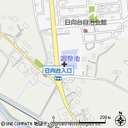 千葉県山武市日向台58周辺の地図