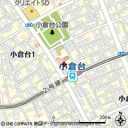 千葉小倉台郵便局周辺の地図