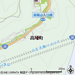 東京都八王子市高尾町2362周辺の地図