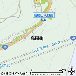 東京都八王子市高尾町2362周辺の地図