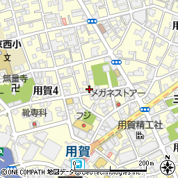 東京都世田谷区用賀4丁目周辺の地図