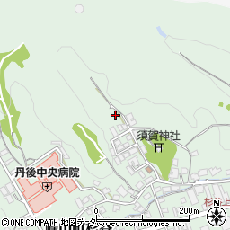 京都府京丹後市峰山町杉谷周辺の地図