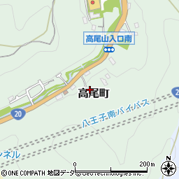 東京都八王子市高尾町2354周辺の地図